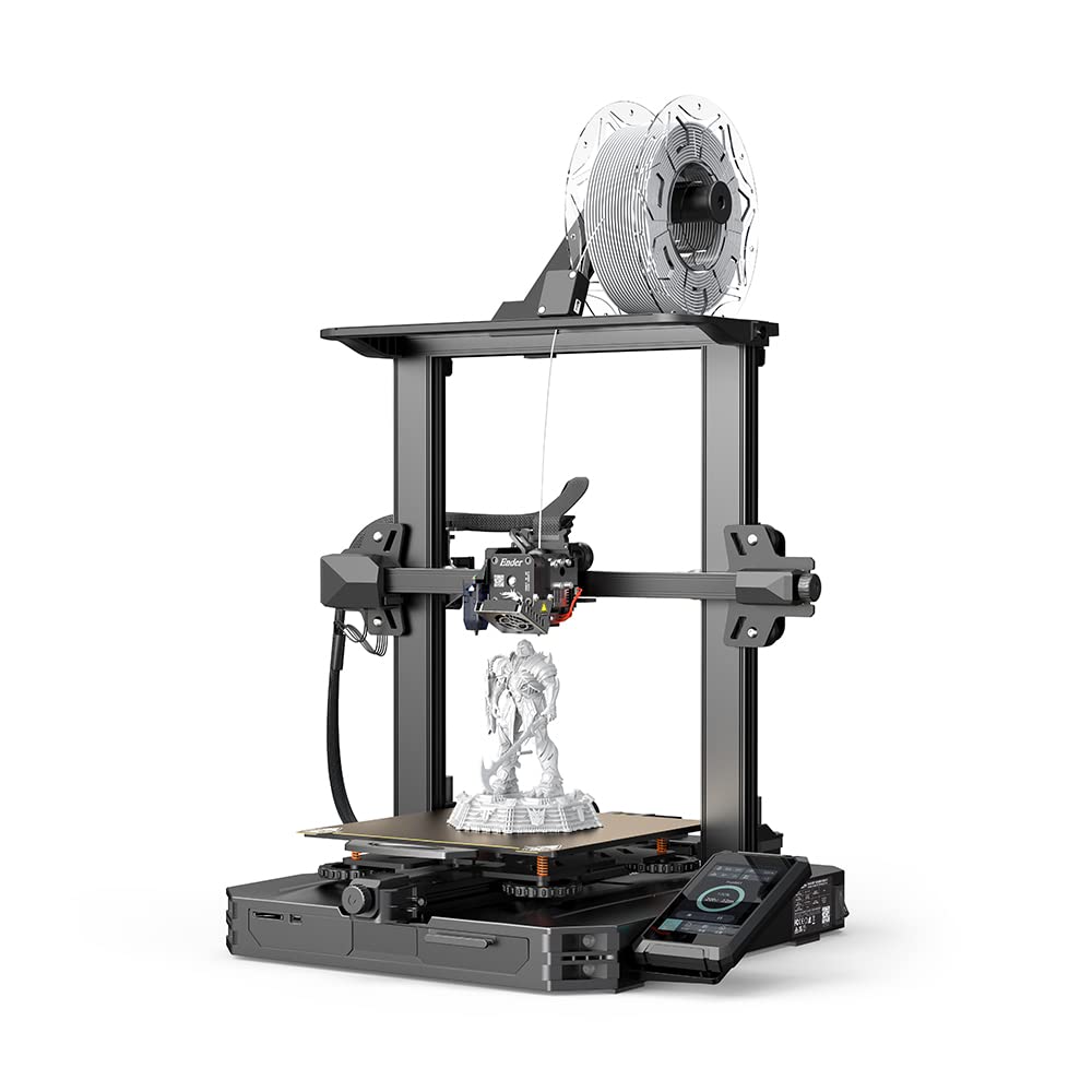 Creality K2 Plus & Combo 3D Printer, Multi Color Printing Max 600mm/s Fast Printing, New CFS, Build Volume 350 * 350 * 350mm (Ender-3 S1 Pro)