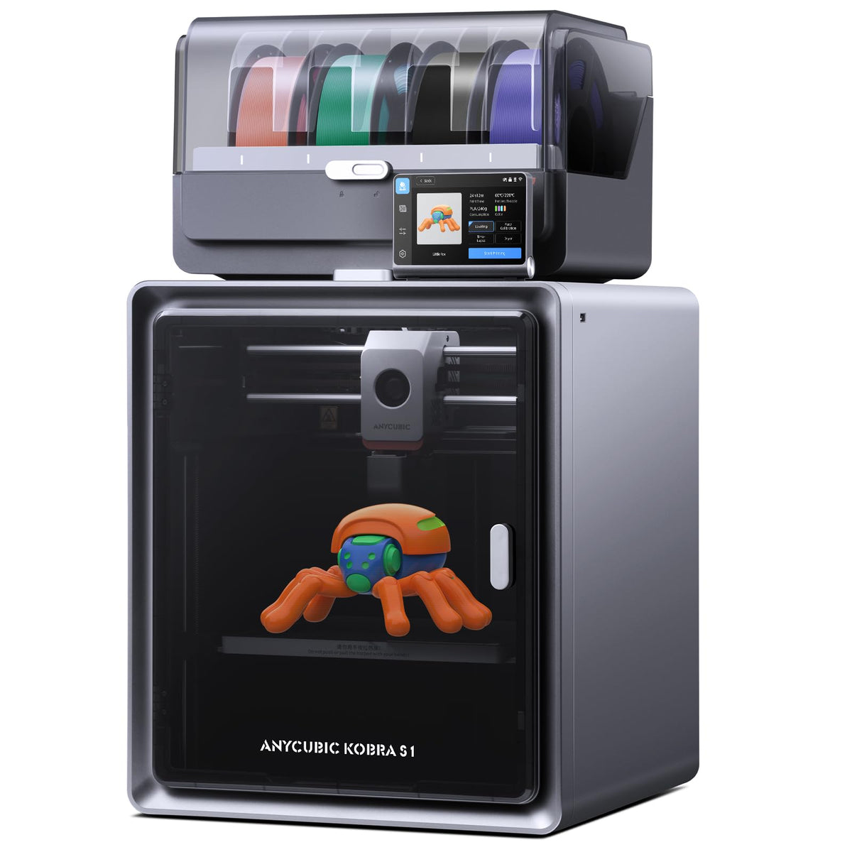 Anycubic Kobra S1 Combo Multicolor 3D Printer, Core XY Stable Structure