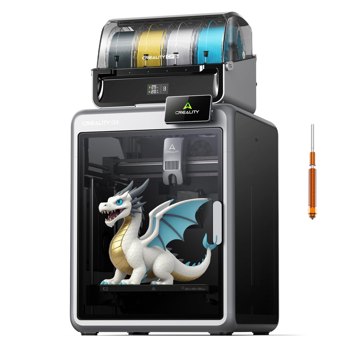 Creality K2 Combo 3D Printer, Multicolor Printing with CFS