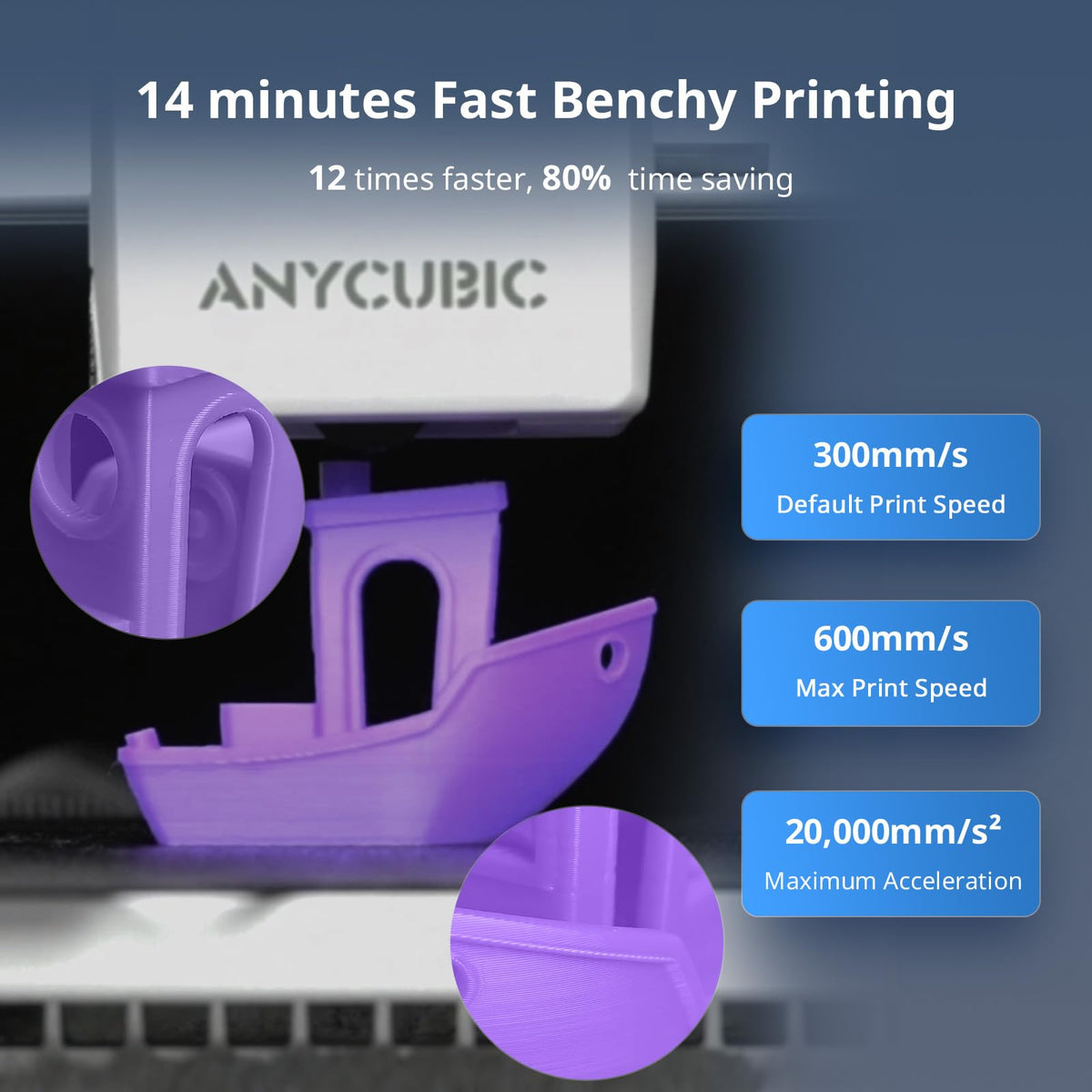 Anycubic Kobra X Combo 3D Printer with ACE 2 Pro, Native 7-Color Printing