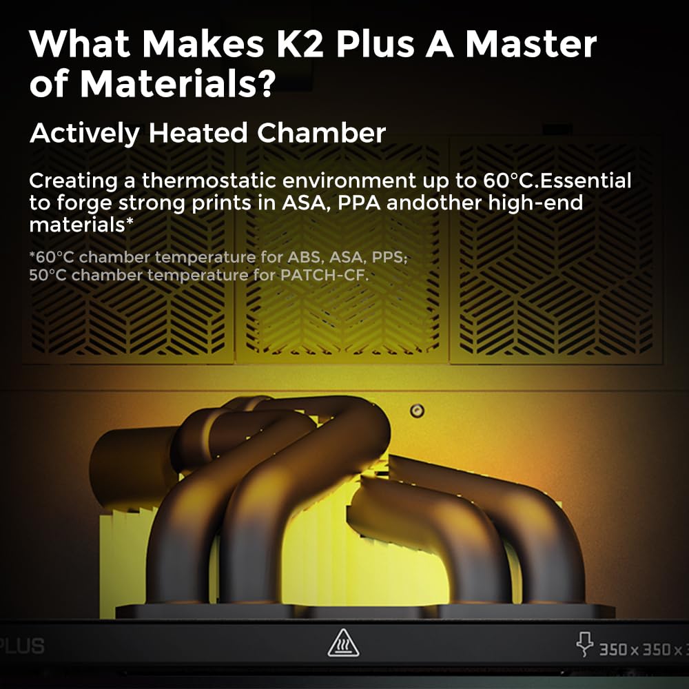 Creality K2 Plus 3D Printer Support Multi Color Printing Needs CFS