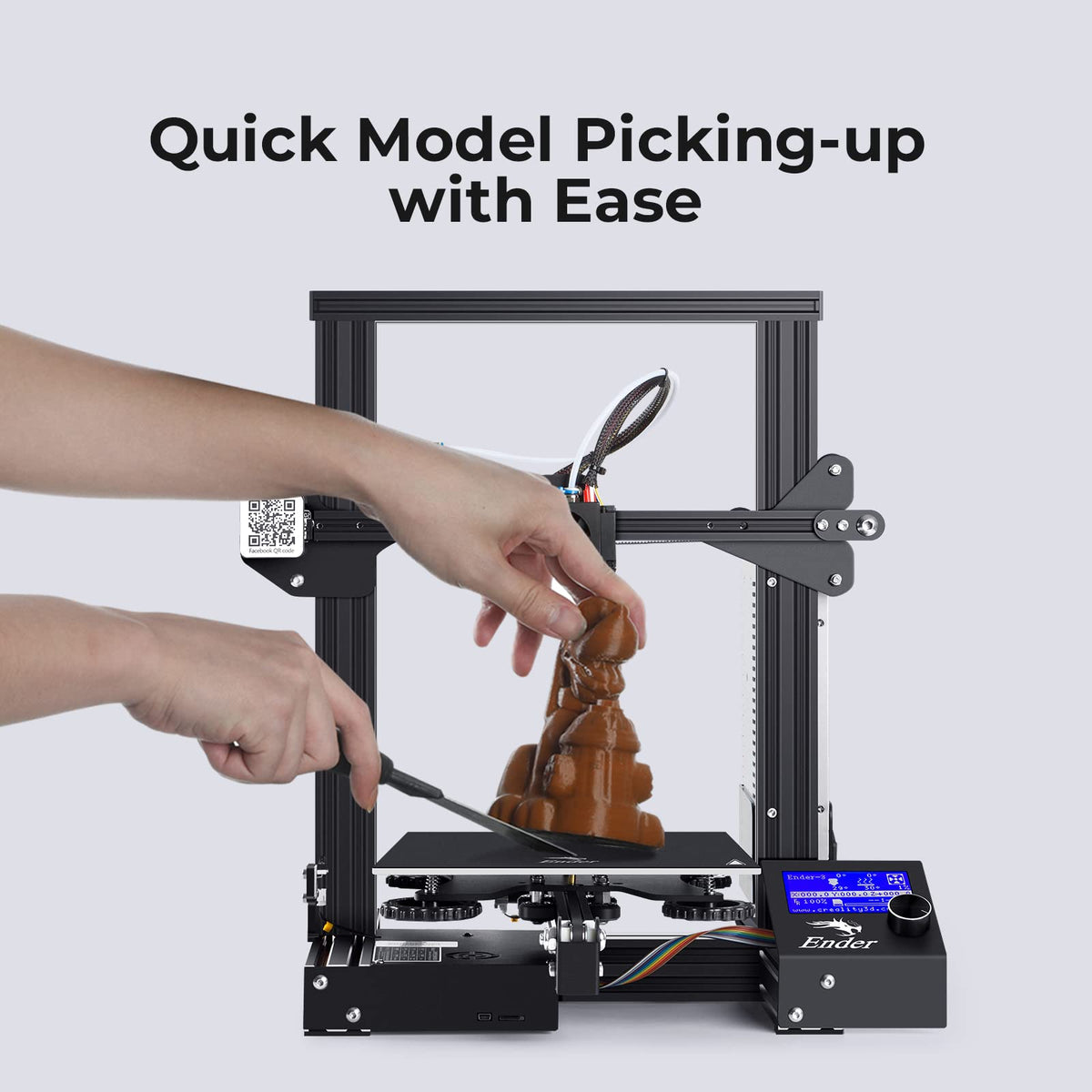 Creality Hi Combo 3D Printer with CFS, Multicolor 3D Printer 500mm/s High Printing, Print Size 260 * 260 * 300mm,MK8 Nozzles Package (Hi 3 Max)