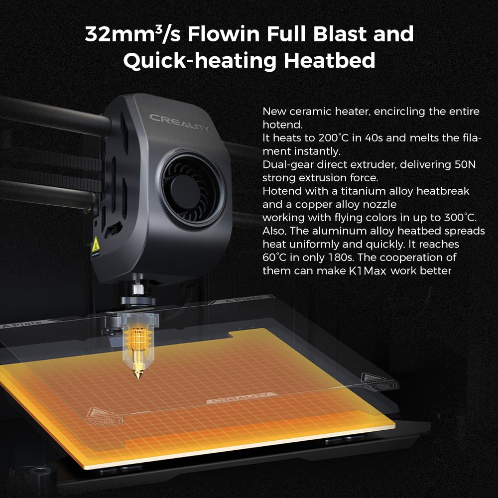 Creality K1 Max 3D Printer with Smart AI Function Auto Leveling