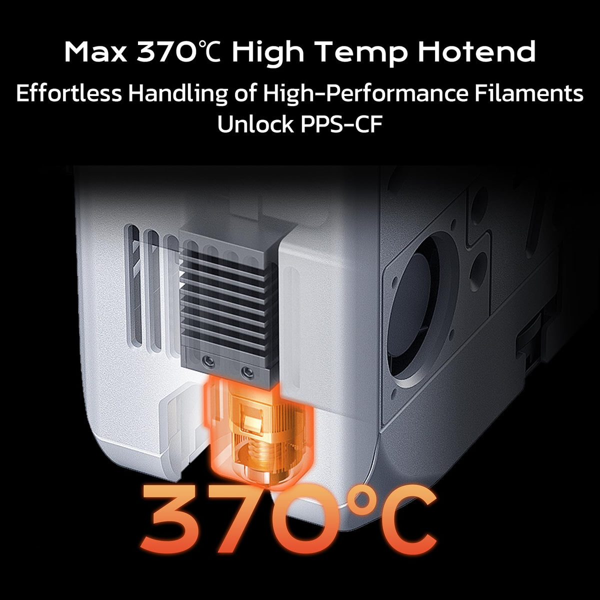 QIDI Q2 3D Printer, 65℃ Heated Chamber and 370℃ Nozzle Unlock PPS-CF