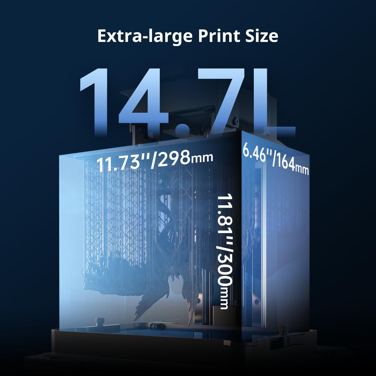 ANYCUBIC Photon Mono M7 MAX Resin 3D Printer, 13.6’’ 7K Large Resin Printer