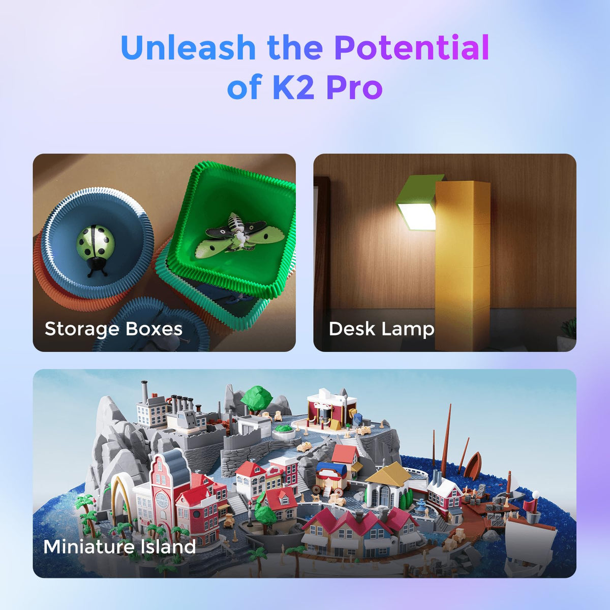 Creality K2 Pro Combo 3D Printer with CFS, 600mm/s, 300mm Build