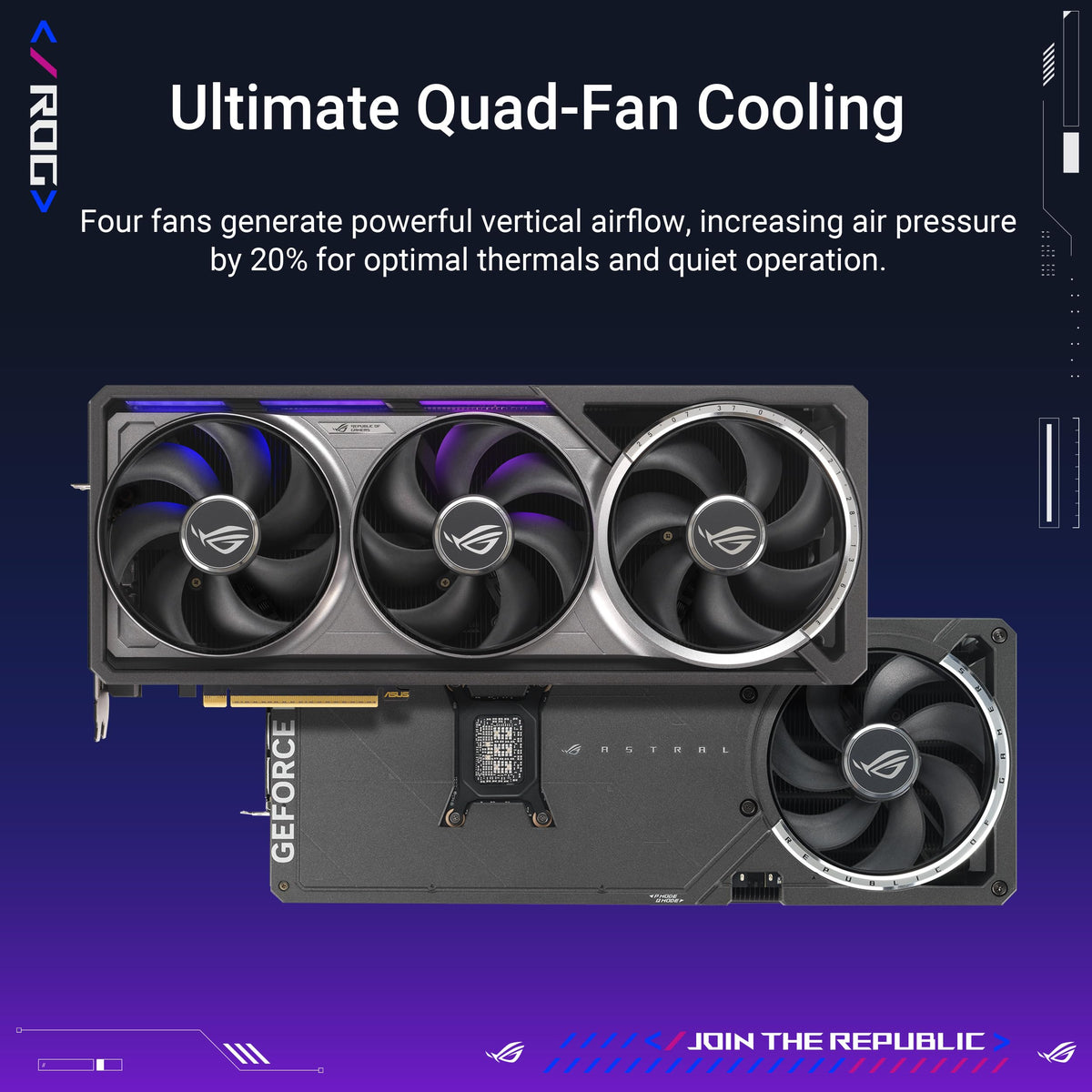 ASUS ROG Astral GeForce RTX 5080 16GB GDDR7 OC Edition Gaming Graphics Card